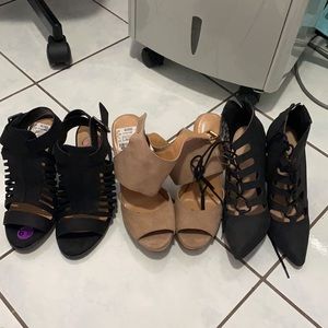 ALL NEW 3 pairs of heels for the price of 1